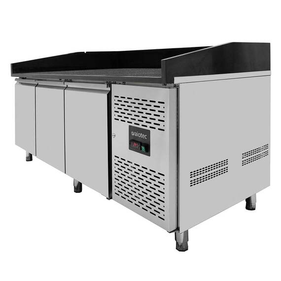 Vaiotec Pizzakühltisch / 3-türig "schwarz", 2020 x 800 mm