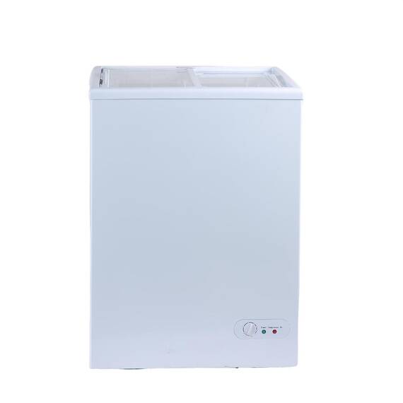 Vaiotec Tiefkühltruhe 100 mit Glasschiebedeckel, 585 x 525 mm