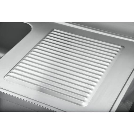 Vaiotec Spültisch / 1 Becken links und Abtropffläche, 1200 x 700 mm