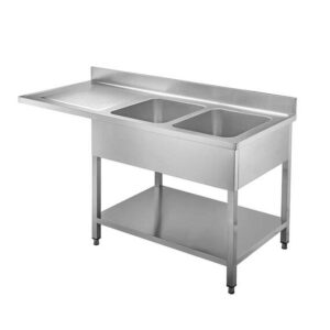 Vaiotec Spülcenter / 2 Becken rechts, 1600 x 600 mm