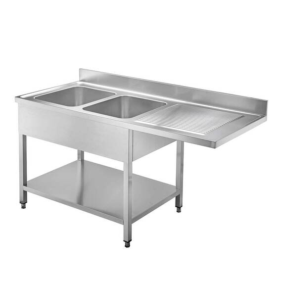 Vaiotec Spülcenter / 2 Becken links, 1600 x 700 mm