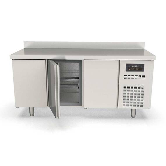 Vaiotec Topline Kühltisch / 3-fach GN1/1 mit 3 Türen & Aufkantung, 1795 x 700 mm