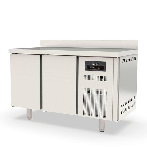 Vaiotec Topline Tiefkühltisch / 2-fach GN1/1 mit 2 Türen & Aufkantung, 1345 x 700 mm