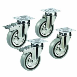 Vaiotec Rollenkit für Arbeitstische & Spültische