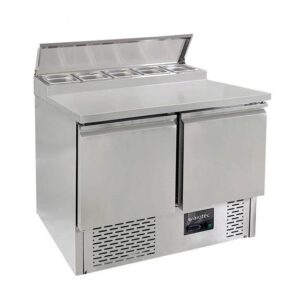 Vaiotec Zubereitungstisch Mini / 2-fach für 5x GN 1/6, 900 x 700 mm