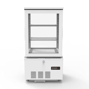 Vaiotec Topline Kühlvitrine 2-fach / 56 Liter "weiß", 434 x 398 mm