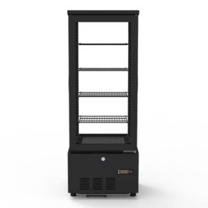 Vaiotec Topline Kühlvitrine 4-fach / 92 Liter "schwarz", 434 x 398 mm