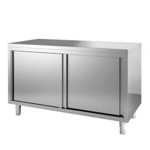 Vaiotec Topline Arbeitsschrank / Schiebetüren zur Durchreiche, 2000 x 600 mm