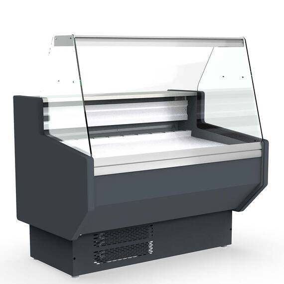 Vaiotec Topline Kühltheke 100 - gerades Frontglas "grau", 1025 x 800 mm