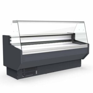 Vaiotec Topline Kühltheke 200 - gerades Frontglas "grau", 1985 x 800 mm