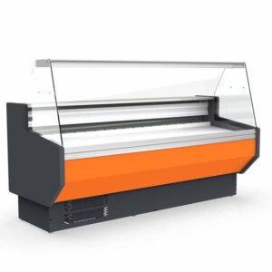 Vaiotec Topline Kühltheke 100 - gerades Frontglas "orange", 1025 x 800 mm