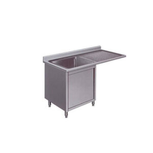 Vaiotec Topline Spülcenter / 1 Becken links mit Flügeltür, 1200 x 700 mm