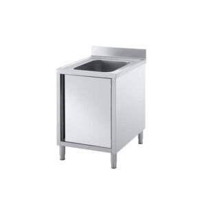 Vaiotec Topline Spülschrank / 1 Becken mit Flügeltür, 600 x 700 mm
