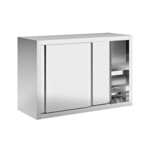 Vaiotec Topline Wandhängeschrank / Schiebetüren und Abtropffläche, 1400 x 400 mm