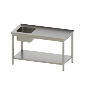 Vaiotec Topline Cheftisch / Becken links, 1600 x 600 mm