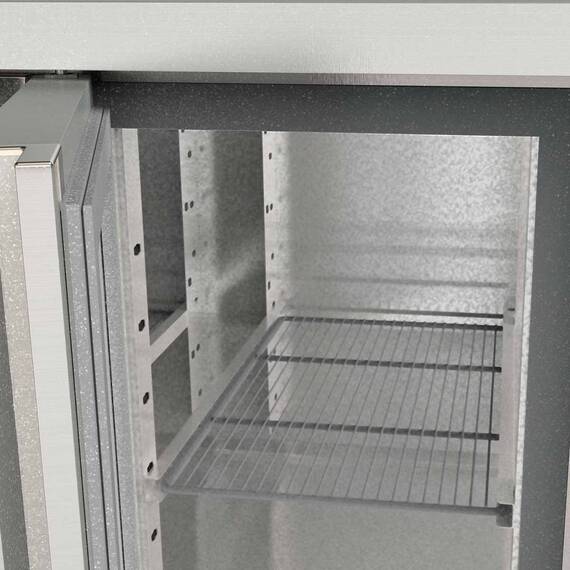Vaiotec Topline Tiefkühltisch / 3-fach GN1/1 mit 2 Schubladen / 2 Türen, 1795 x 700 mm