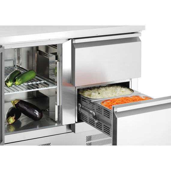Bartscher Mini-Kühltisch 900T1S2