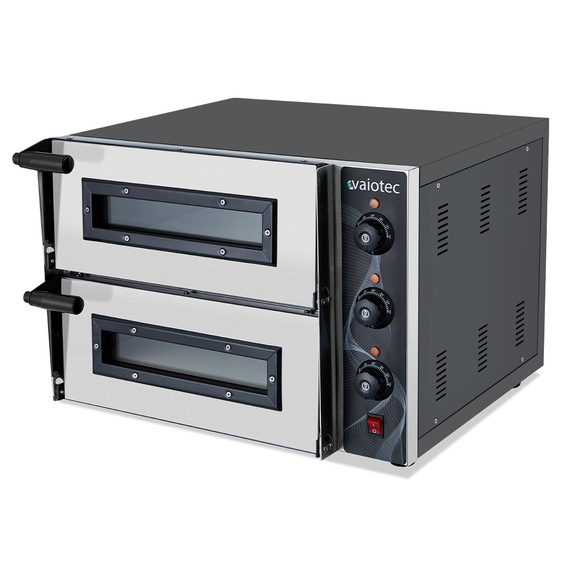Vaiotec Elektro Pizzaofen mit 2 Backkammern, 585 x 570 mm