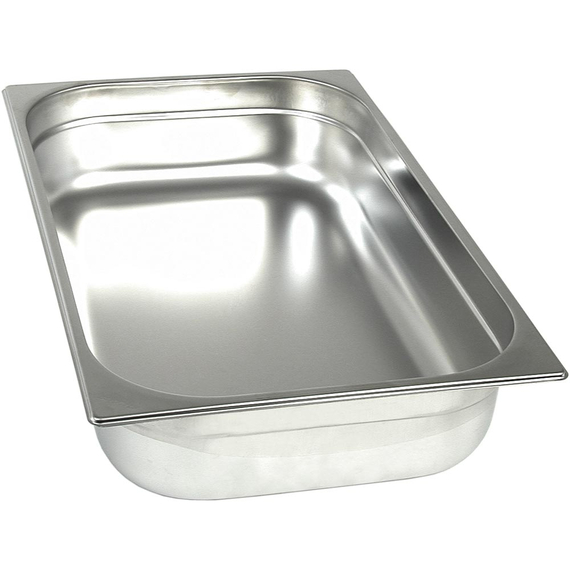 Stalgast Edelstahl Gastronormbehälter Serie BASIC, GN 1/1 (100mm)