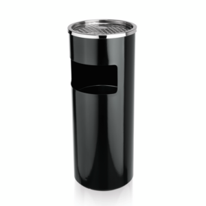 Was Germany Standascher, Ø 25 cm, pulverbeschichteter Stahl, schwarz, Edelstahl