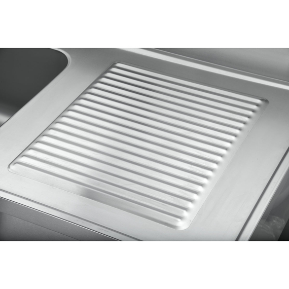 Vaiotec Spültisch / 2 Becken links und Abtropffläche, 1600 x 700 mm