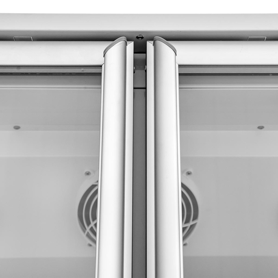 Vaiotec Topline Getränkekühlschrank 2 Türen / 870 Liter mit Leuchtaufsatz "weiß", 1090 x 742 mm