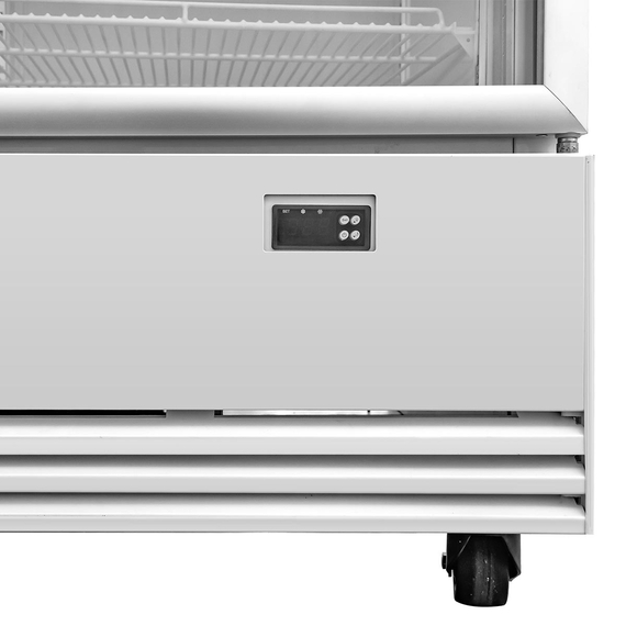 Vaiotec Topline Getränkekühlschrank 2 Türen / 1040 Liter mit Leuchtaufsatz "weiß", 1280 x 742 mm