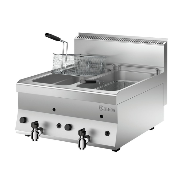 Bartscher Gas-Fritteuse 650, 2x8L, TG