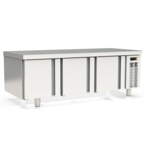 Vaiotec Topline Unterbaukühltisch (Slim) / 3-fach GN 1/1 mit 3 Türen, 1600 x 700 mm
