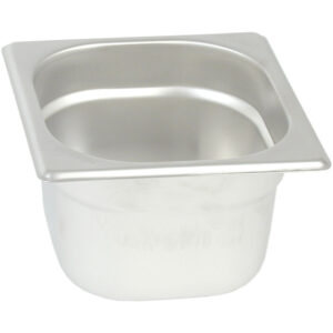 Stalgast Edelstahl Gastronormbehälter Serie STANDARD, GN 1/6 (150mm)