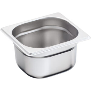 Stalgast Edelstahl Gastronormbehälter Serie BASIC, GN 1/6 (150mm)