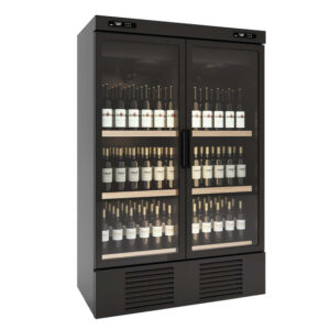 Vaiotec Topline Weinkühlschrank Schwarz, 1000 Liter, 1250 x 770 mm