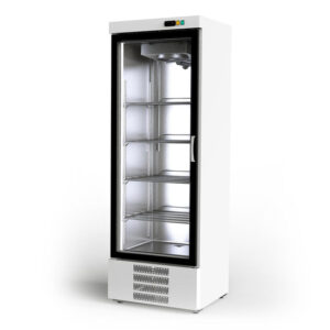 Vaiotec Topline Kühlschrank 500, weiß, 1 Glastür, 680 x 735 mm