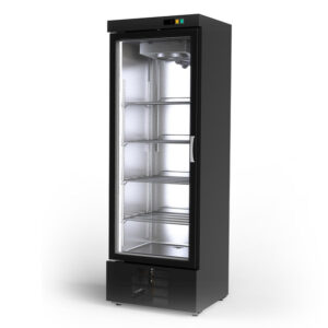 Vaiotec Topline Kühlschrank 500, schwarz, 1 Glastür, 680 x 735 mm