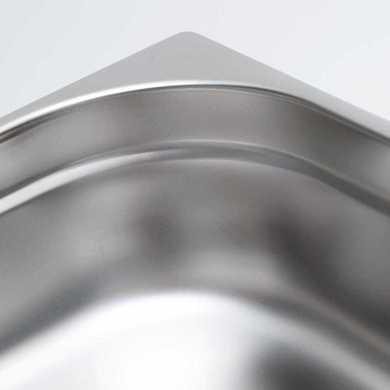 Stalgast Edelstahl Gastronormbehälter Serie STANDARD, GN 2/4 (40mm)
