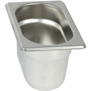 Stalgast Edelstahl Gastronormbehälter Serie BASIC, GN 1/9 (100mm)