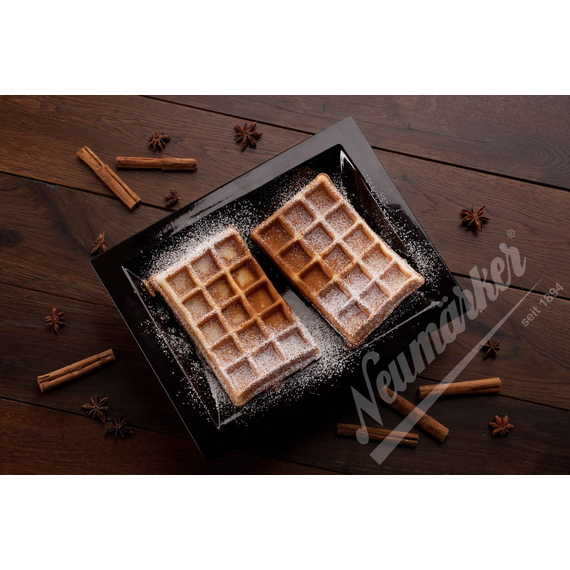 Neumärker Waffeleisen Thermocook® inkl. Brüsseler Waffel Wechselplatten (Gusseisen)