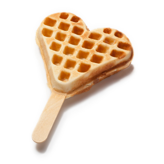 Neumärker Waffeleisen Thermocook® inkl. Waffel-Herz am Stiel Wechselplatten