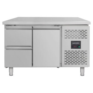 Vaiotec Kühltisch / 1 Tür & 2 Schubladen - Monoblock, 1360 x 700 mm