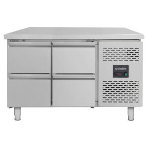 Vaiotec Kühltisch / 4 Schubladen - Monoblock, 1360 x 700 mm