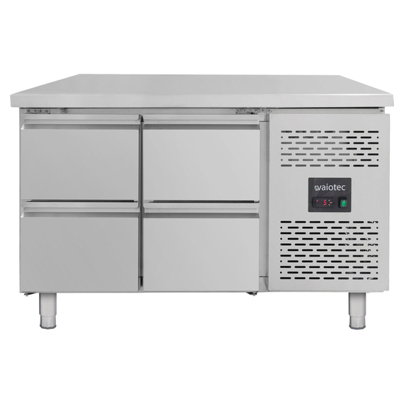 Vaiotec Kühltisch / 4 Schubladen - Monoblock, 1360 x 700 mm