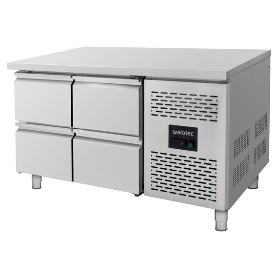 Vaiotec Kühltisch / 4 Schubladen - Monoblock, 1360 x 700 mm