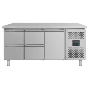 Vaiotec Kühltisch / 1 Tür & 4 Schubladen - Monoblock, 1795 x 700 mm