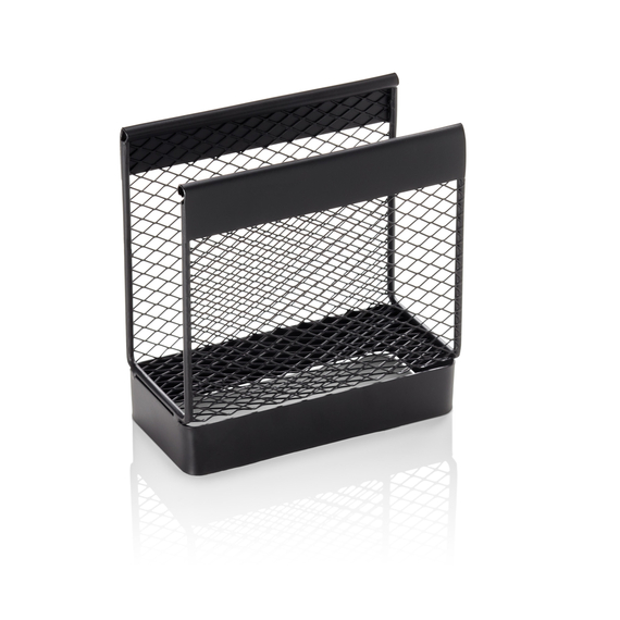 Was Germany Serviettenhalter, 13,5 x 6,5 x 14 cm, schwarz, Metall