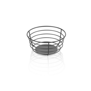 Was Germany Buffetkorb STEELNEST, Ø 19 cm, Höhe 9 cm, pulverbeschichtet, Metall