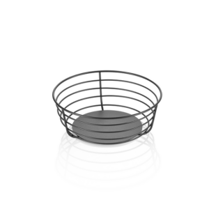 Was Germany Buffetkorb STEELNEST, Ø 23 cm, Höhe 8,5 cm, pulverbeschichtet, Metall