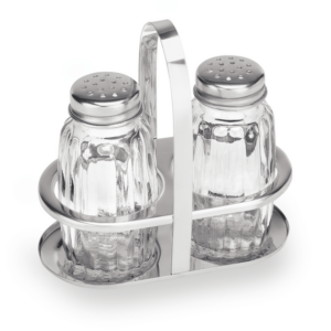Essentials Menage 2-teilig MENAGE 1480, Salz & Pfeffer, Höhe 10 cm, Edelstahl, Glas