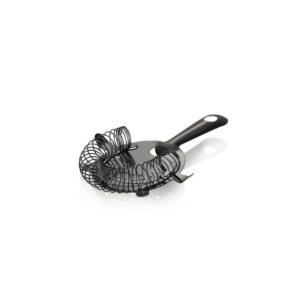 Was Germany Barsieb, Ø 8 cm, 15 cm, schwarz, Chromnickelstahl, PVD Beschichtung