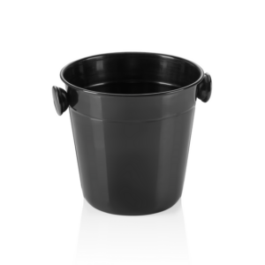 Was Germany Mini Eiseimer, Ø 11 cm, Höhe 11 cm, 0,50 ltr., PVD schwarz, Chromnickelstahl
