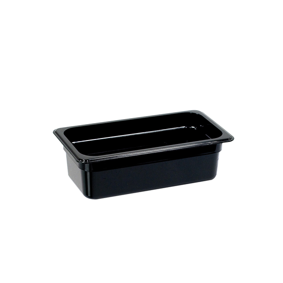 Gastronormbehälter Serie Buffet von Stalgast, schwarz, GN 1/3, H 100 mm